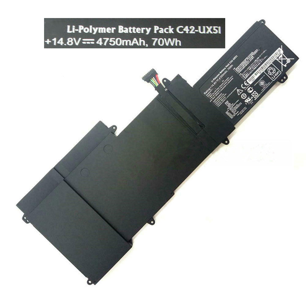 Batería para ASUS X555-X555LA-X555LD-X555LN-2ICP4-63-asus-C42-UX51
